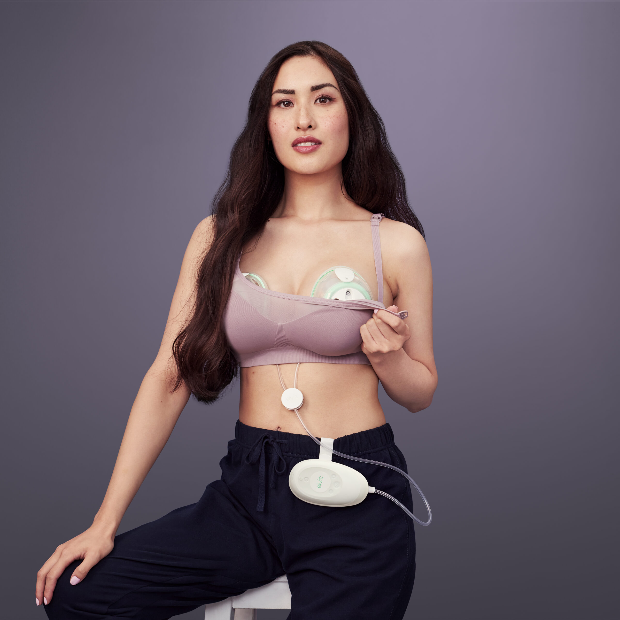 Elvie- Double Electric Breast Pump - Available With Upgrade Fee